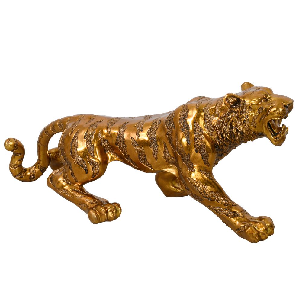 Bengal Tiger 38 Inch Long Oiled Bronze Finish. Picture 3