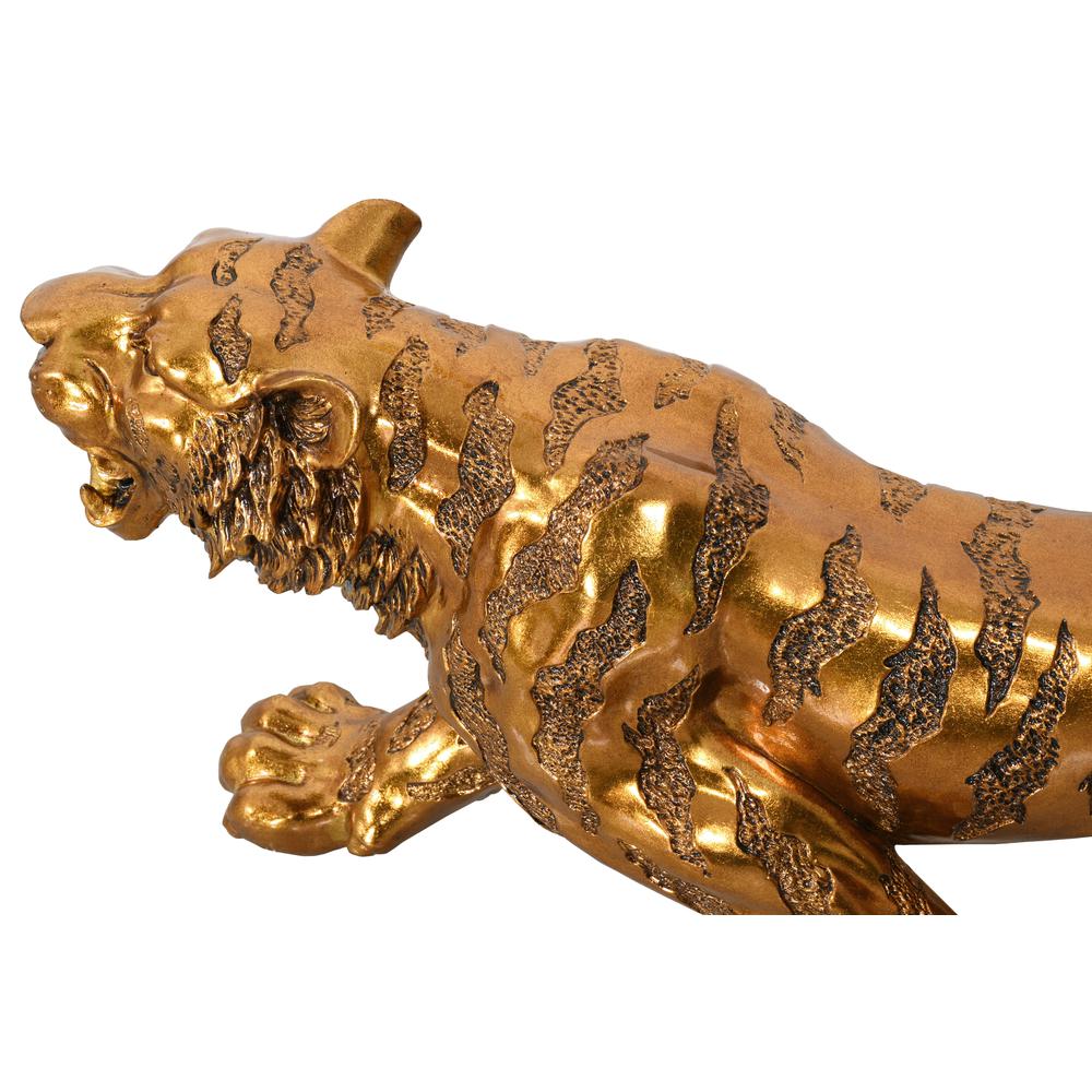 Bengal Tiger 38 Inch Long Oiled Bronze Finish. Picture 4
