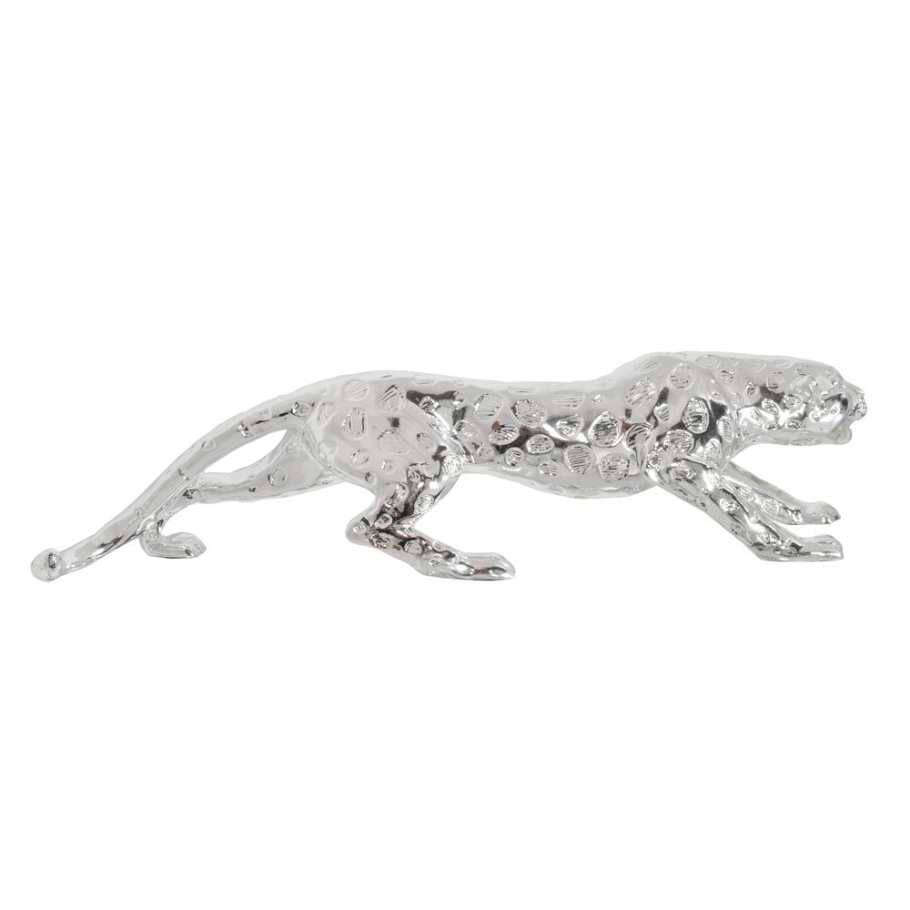 Standing Silver Leopard 22 Inches Long. Picture 8