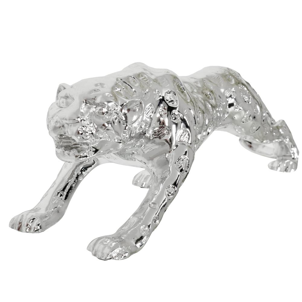 Standing Silver Leopard 22 Inches Long. Picture 9