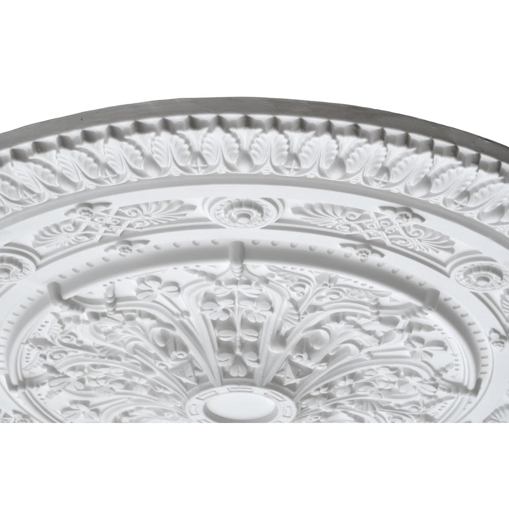 Classic White Round Ceiling Medallion 37 Inch Dia. Picture 3