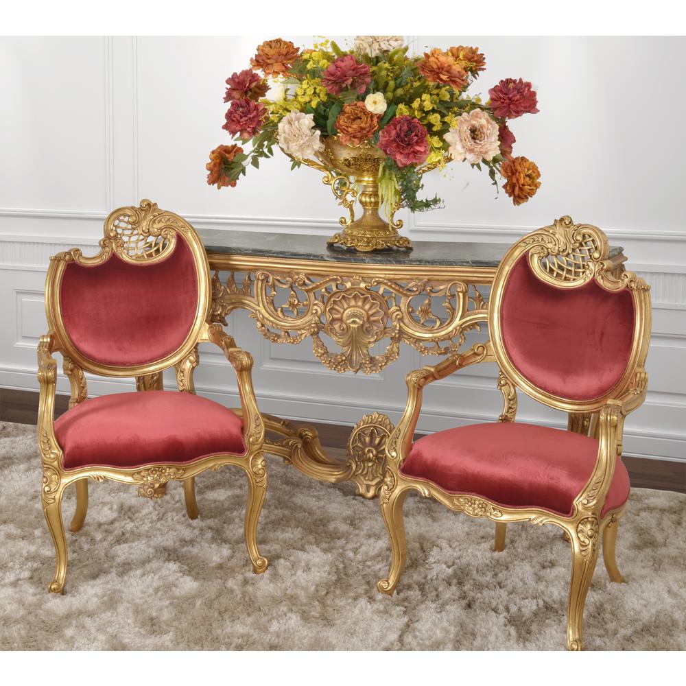 Pair of French Rococo Fireside Chairs. Picture 5