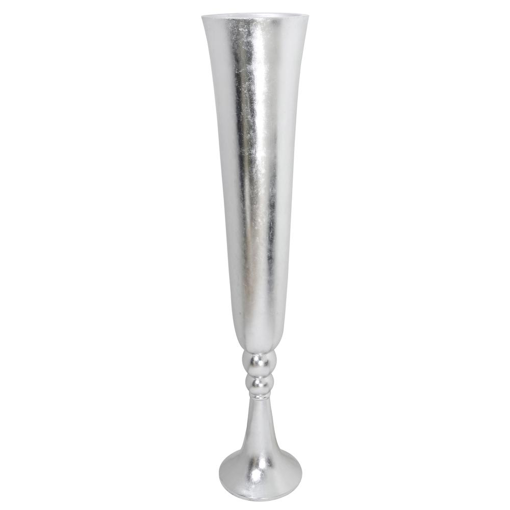 Dramatic Argento Tall Vase. Picture 2