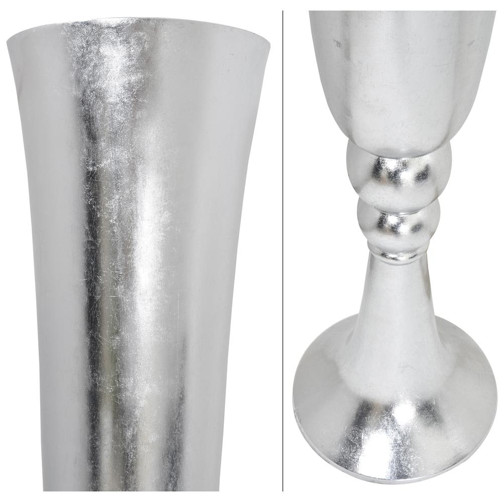 Dramatic Argento Tall Vase. Picture 3