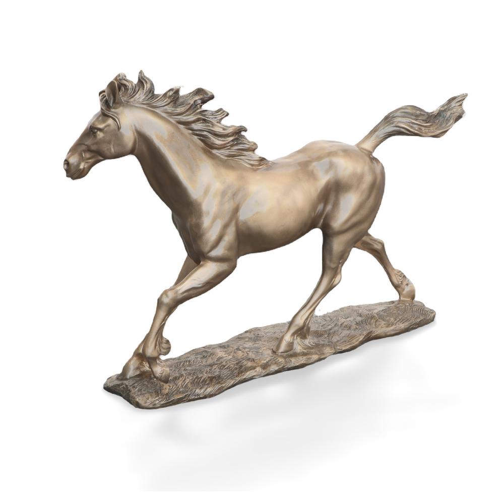 Bronzed Galloping Horse. Picture 3