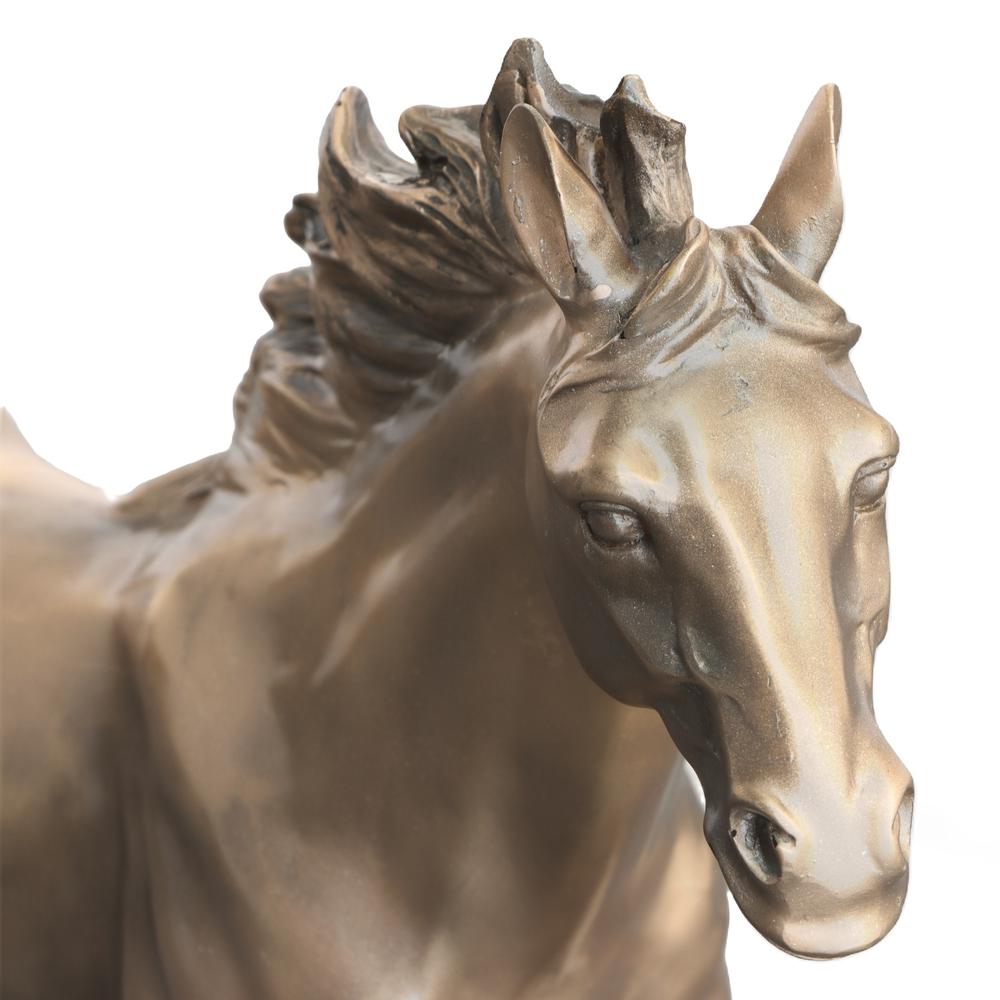 Bronzed Galloping Horse. Picture 4