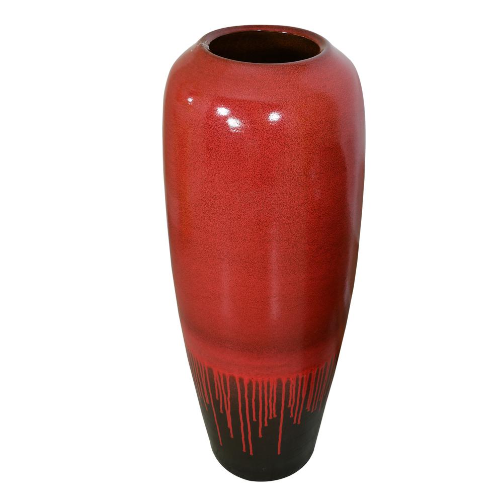 Adobe Red Large Vase. Picture 3