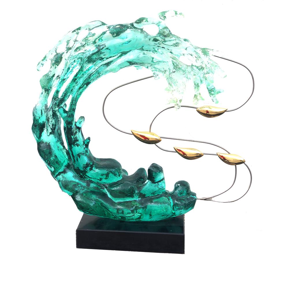 Oceanic Acrylic Sculpture. Picture 1