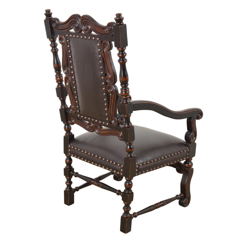 Conquistador Leather Chair. Picture 3