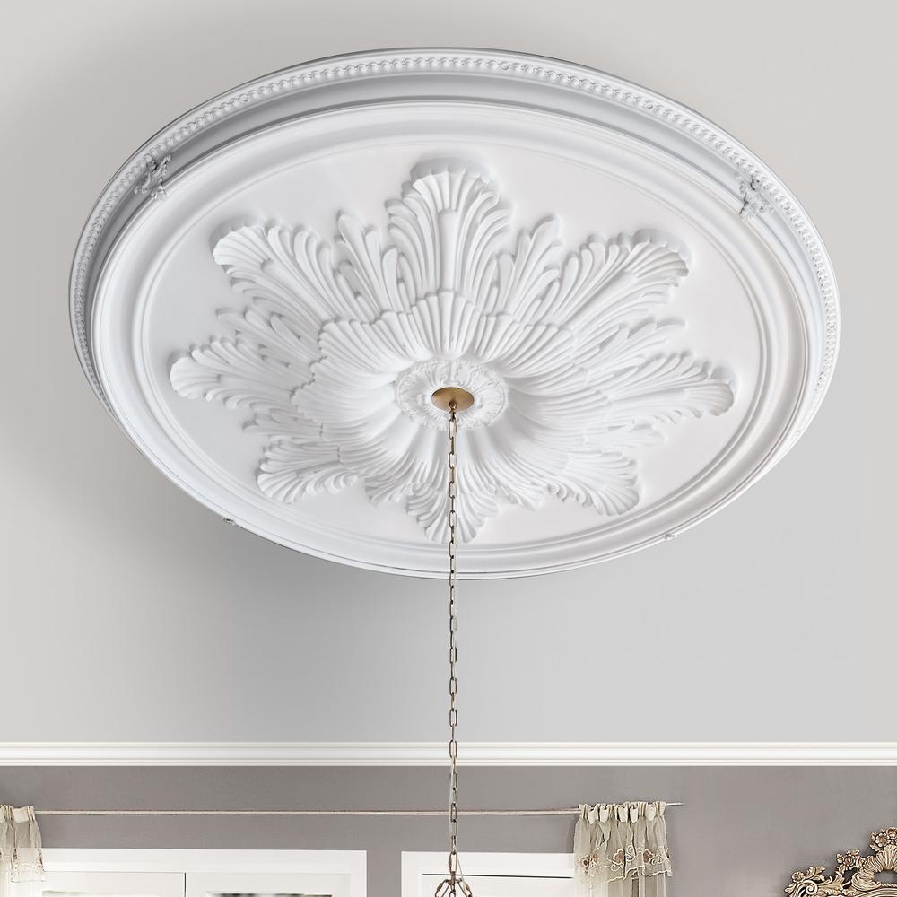 Grand Acanthus Round Ceiling Medallion 65 Inch Diameter. The main picture.