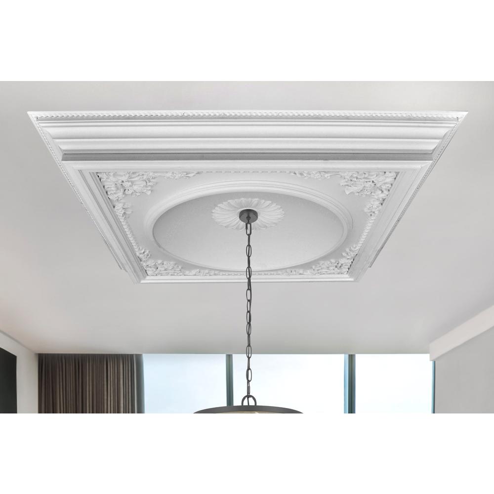 Elegant Large Dome Ceiling Medallion 64 Inch Square. Picture 4