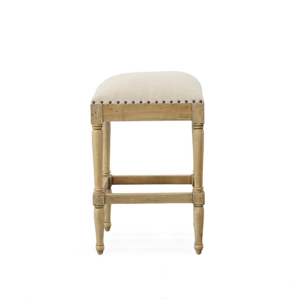 Farmhouse Backless Counter Stool. Picture 1