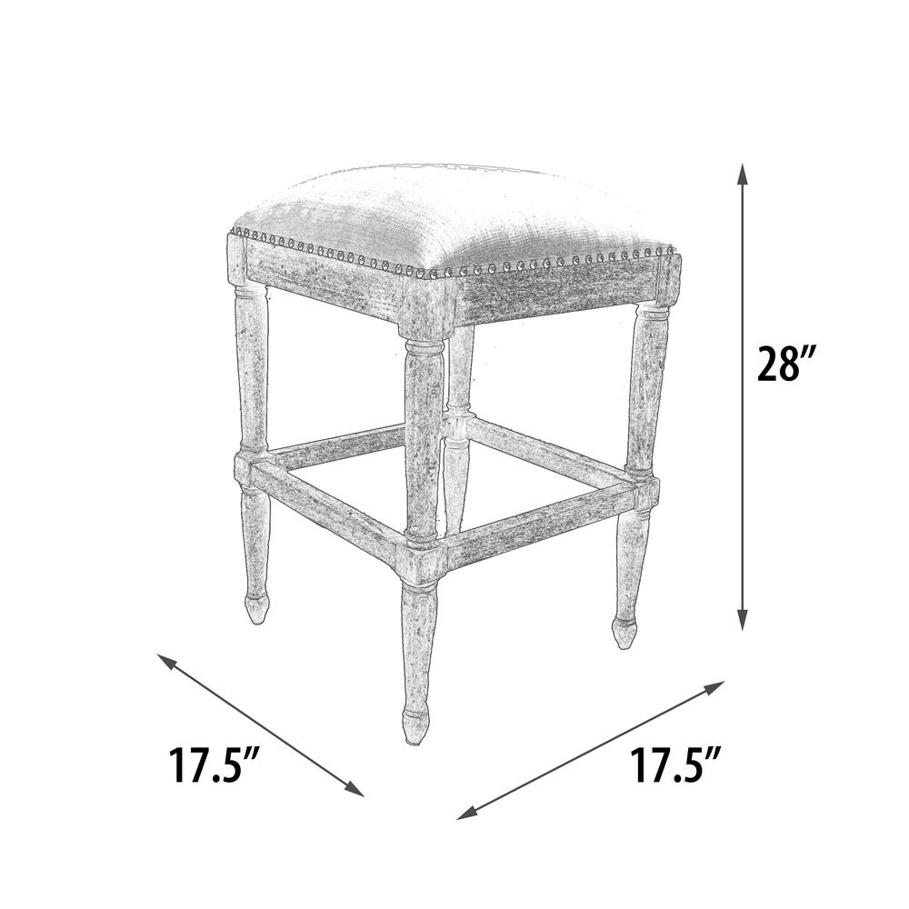 Farmhouse Backless Counter Stool. Picture 5