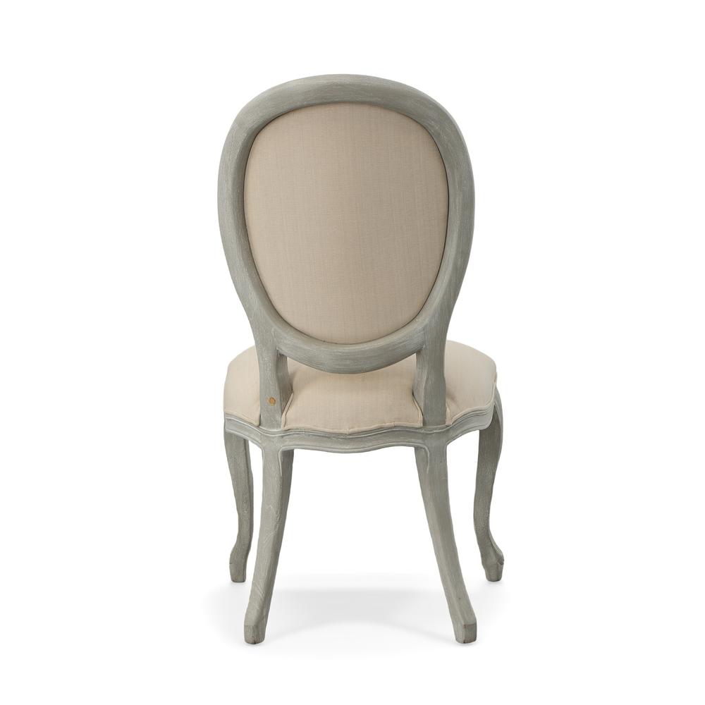 Mystique Gray Mahogany Casual Dining Side chair. Picture 3