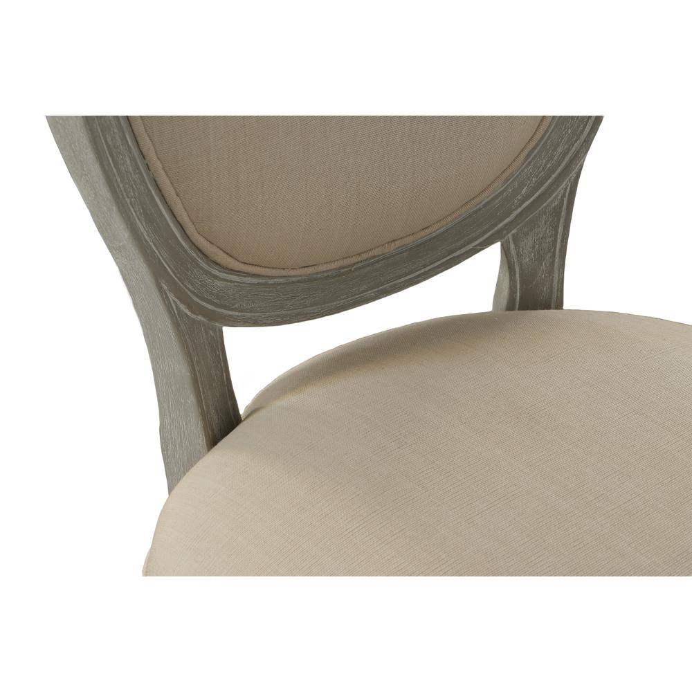 Mystique Gray Mahogany Casual Dining Side chair. Picture 4