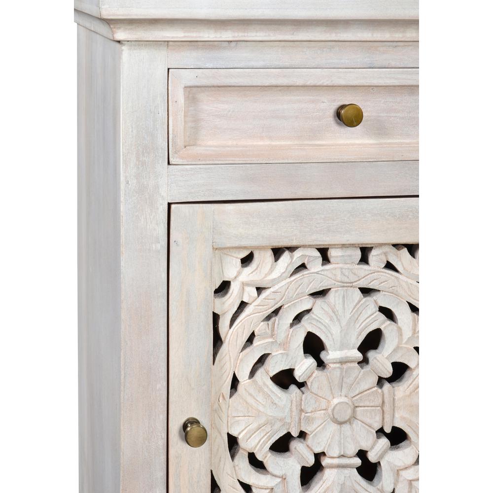 Carved Lace Harlow Side Cabinet. Picture 4