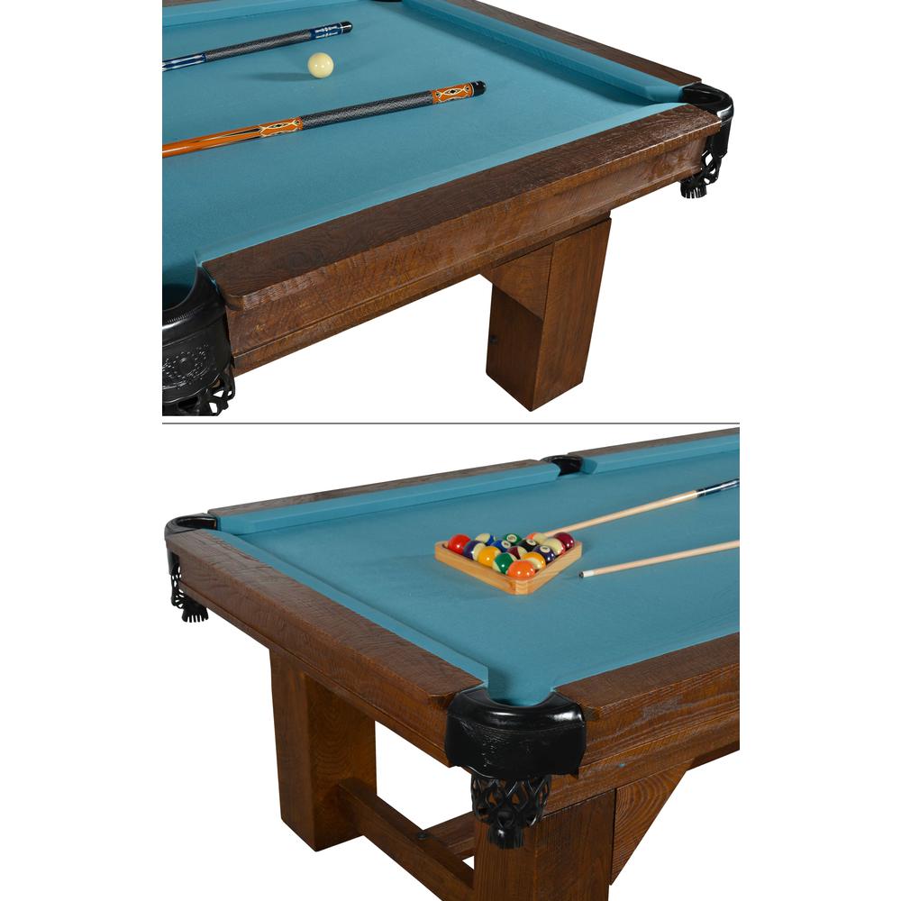 Bungalow Ash Wood Slate Top Pool Table. Picture 3