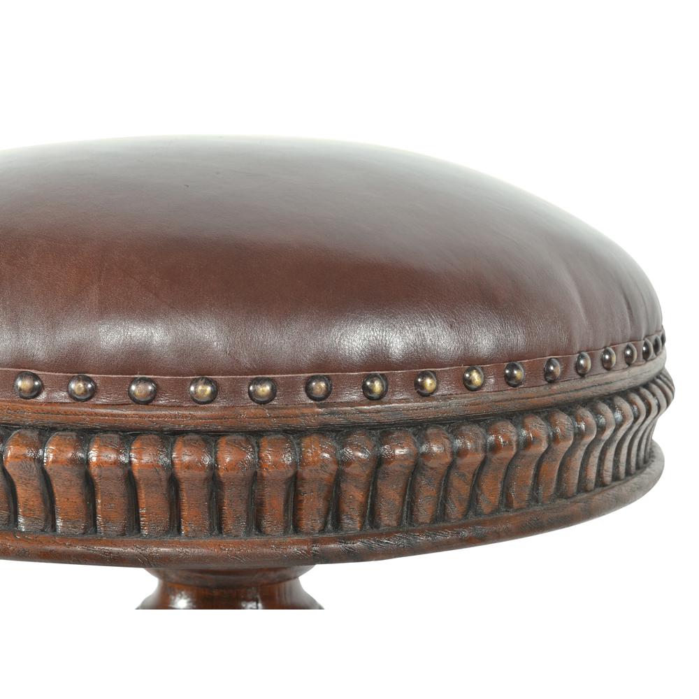 Church Street Leather Counter Height Stool. Picture 3