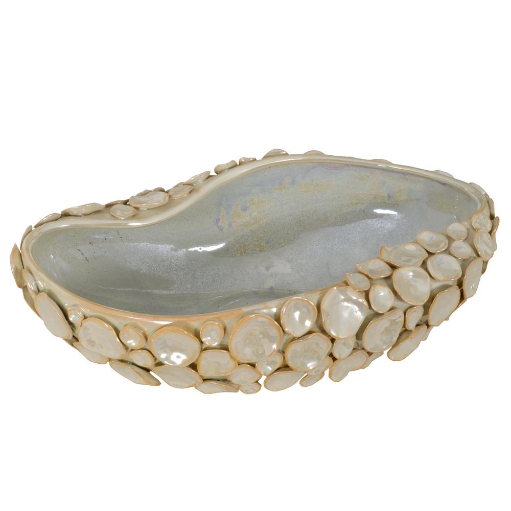 Silver Shimora Shell Centerpiece Bowl. Picture 3