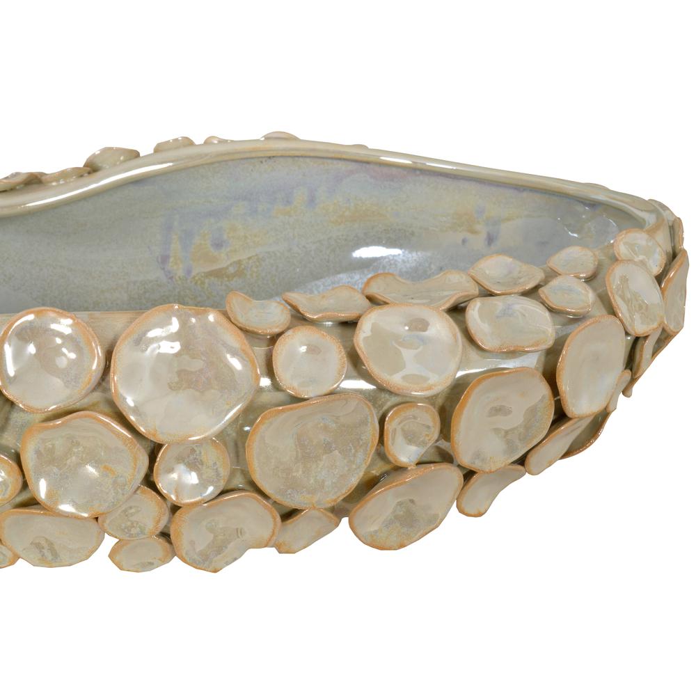 Silver Shimora Shell Centerpiece Bowl. Picture 4
