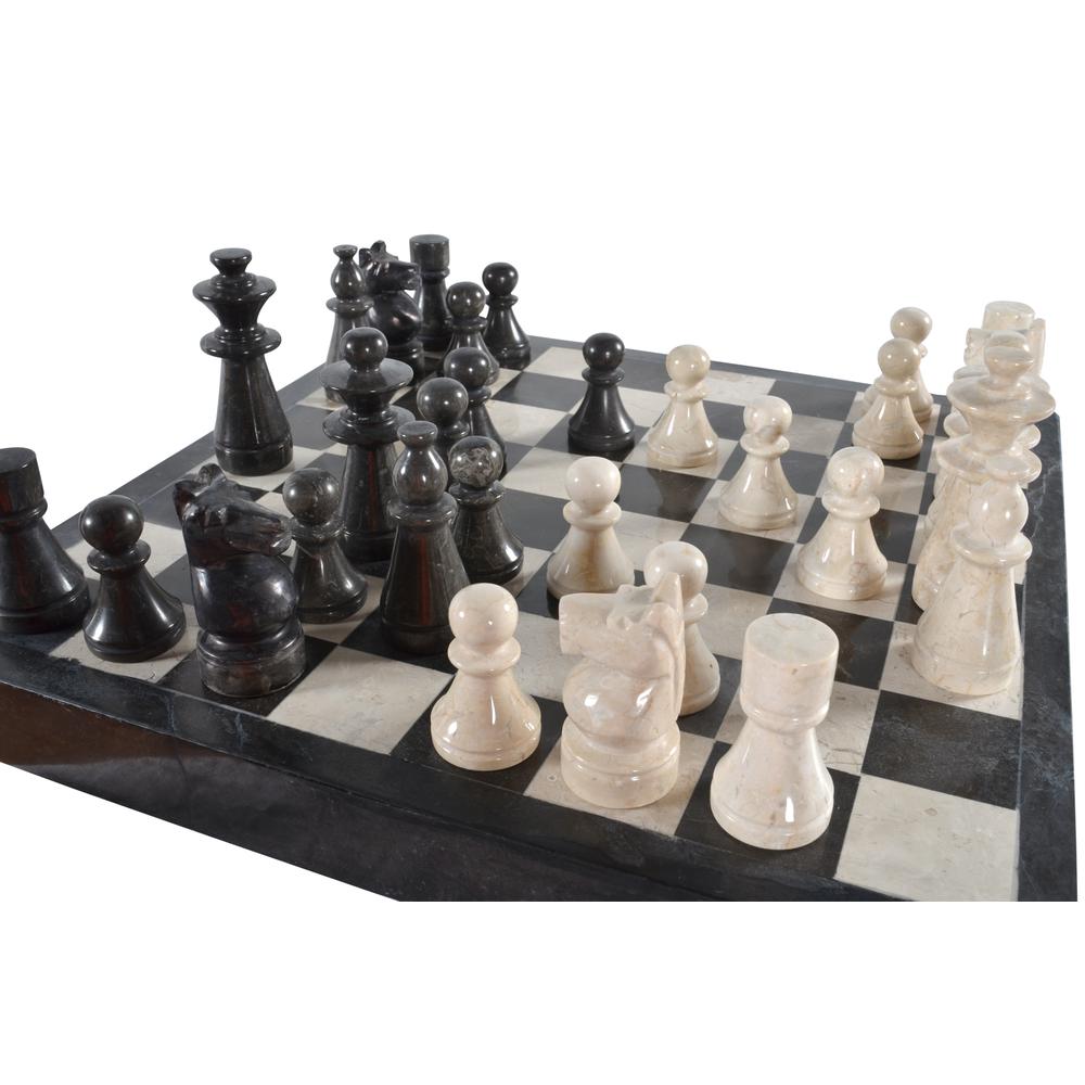 Hand Carved Marble Chess Set. Picture 4