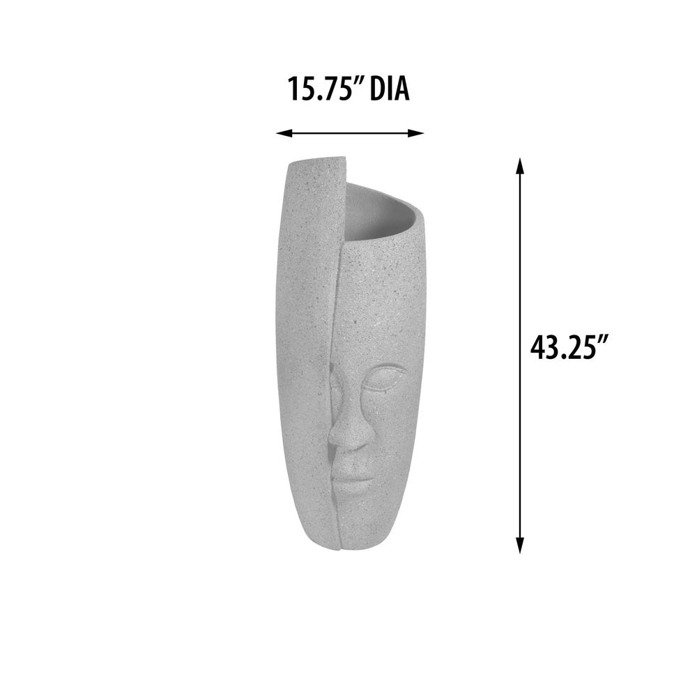 Bourgeois Tall Face Planter 43.25 Inches Tall. Picture 4