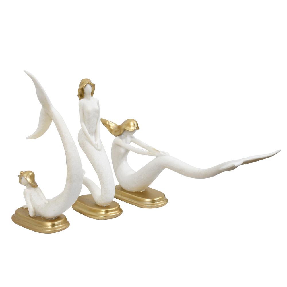 Sirens of the Sea Mermaid Statues Set of 3. Picture 3