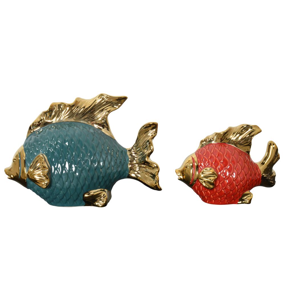 Fish Colorful Set of 2. Picture 1
