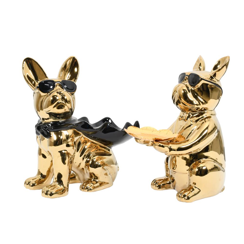 Dog Hero Statues Set of 2. Picture 1