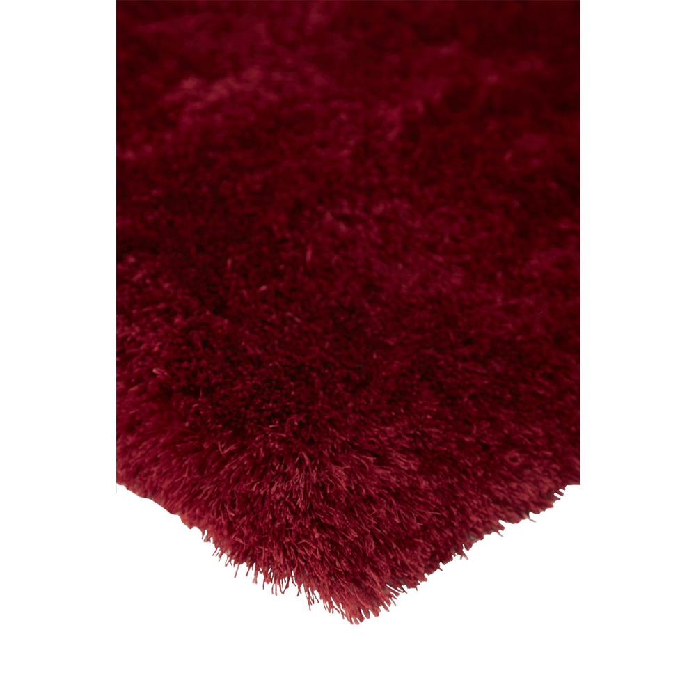 Indochine Plush Shag Rug with Metallic Sheen, Cranberry Red, 2ft-6in x 6ft, Runner, 4944550FCBY000I26. Picture 2