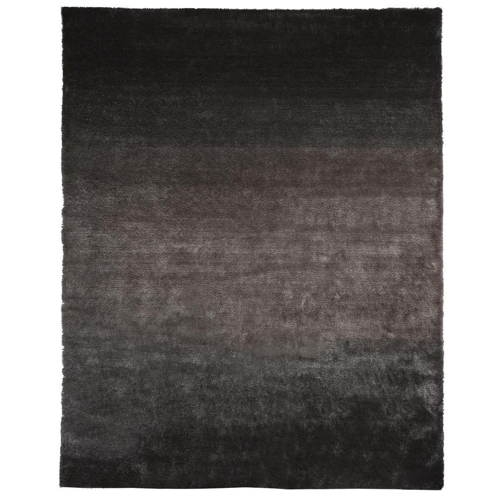Indochine Plush Shag, Metallic Sheen, Gray/Silver Mink, 3ft-6in x 5ft-6in Accent Rug, 4944550FGRY000C50. Picture 2