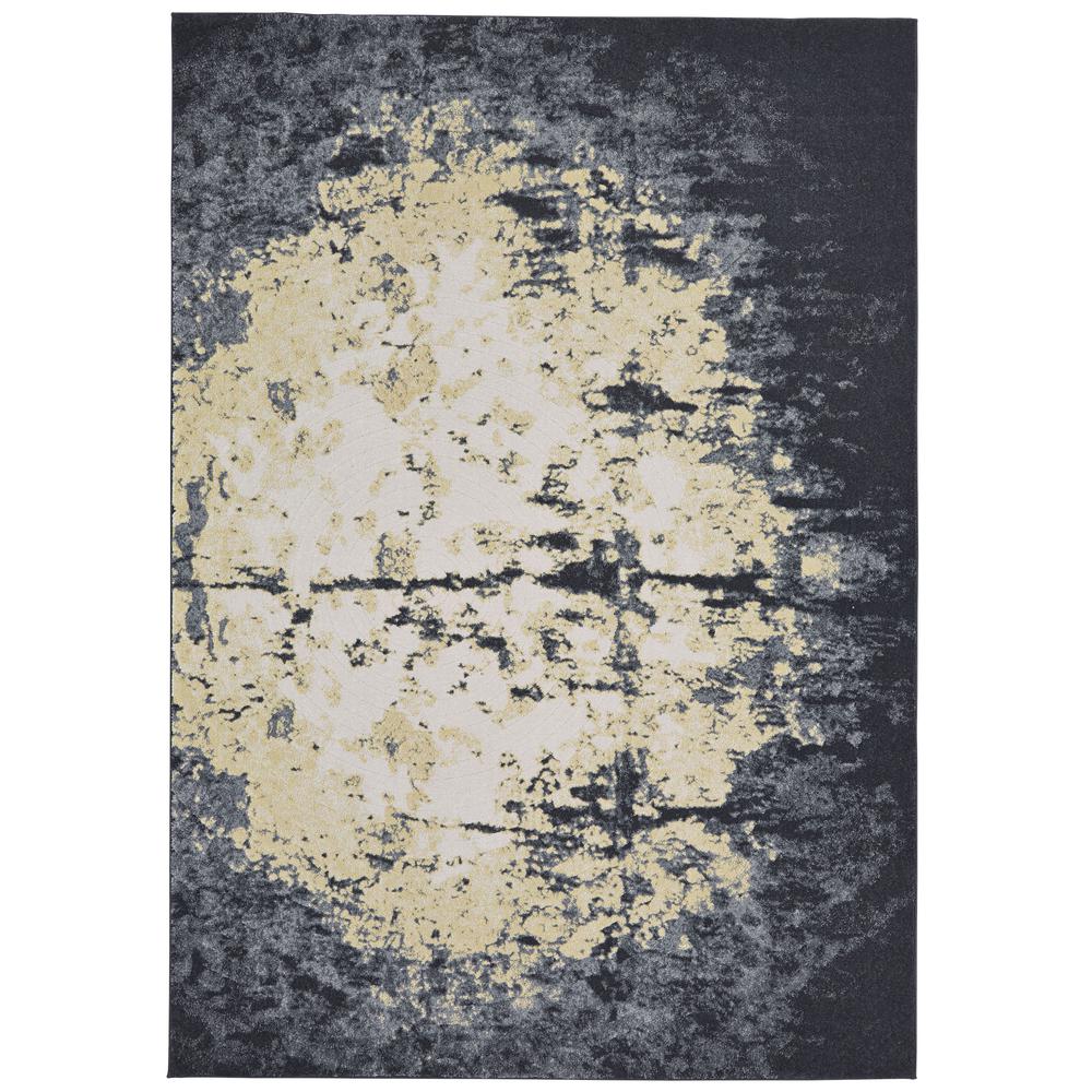 Bleecker Watercolor Effect Accent Rug, Dark Gray/Straw Gold, 1ft-8in x 2ft-10in, 6173590FCHL000P18. Picture 2