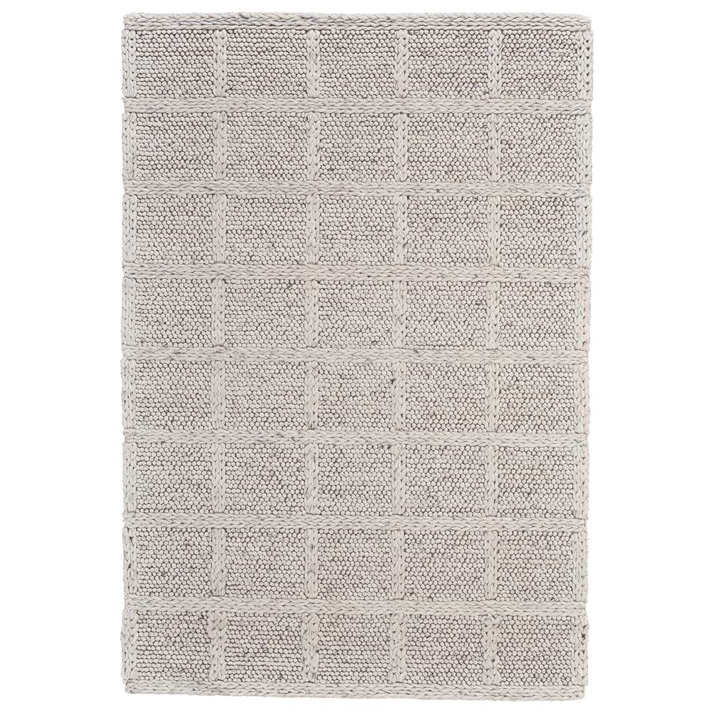 Berkeley Modern Eco-Friendly Bouclé Accent Rug, Ivory/Warm Gray, 3ft-6in x 5ft-6in, 6790739FIVY000C50. Picture 2