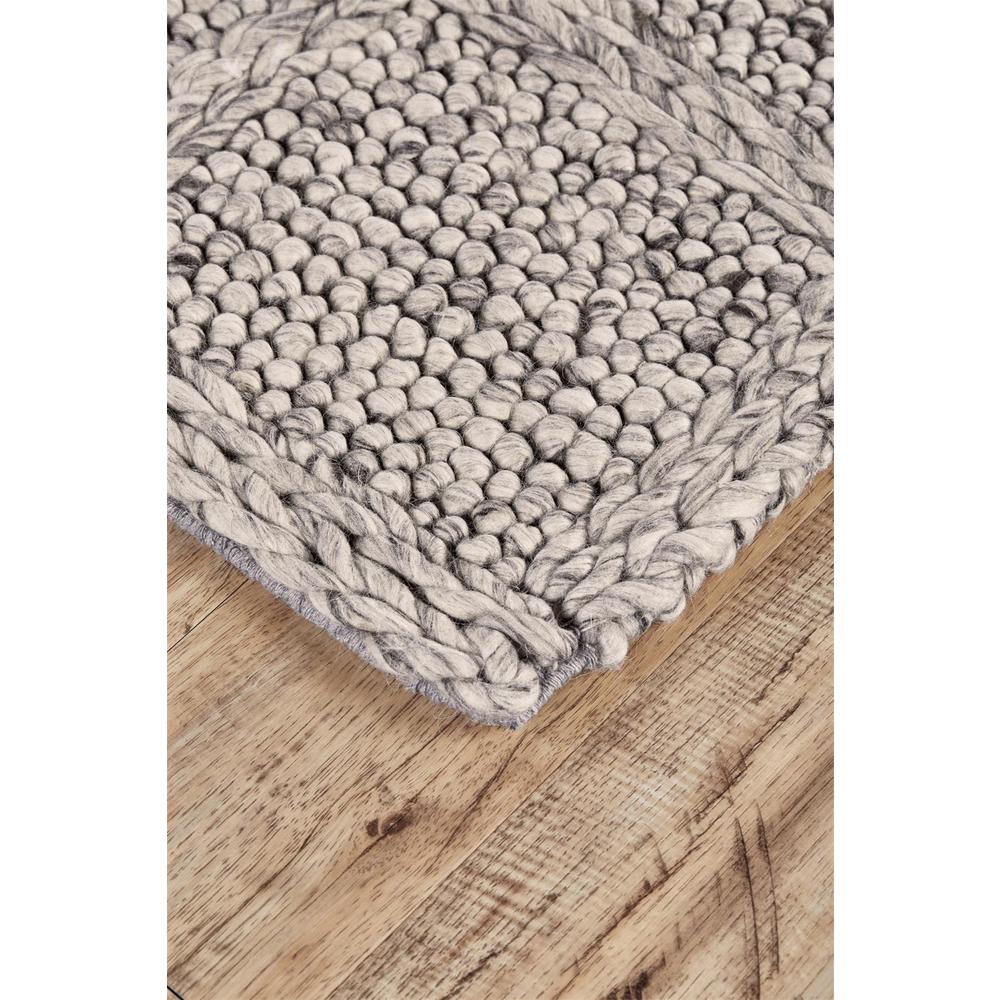 Berkeley Modern Eco-Friendly Bouclé Rug, Natural Ivory/Gray, 2ft x 3ft Accent Rug, 6790739FNATGRYP00. Picture 3