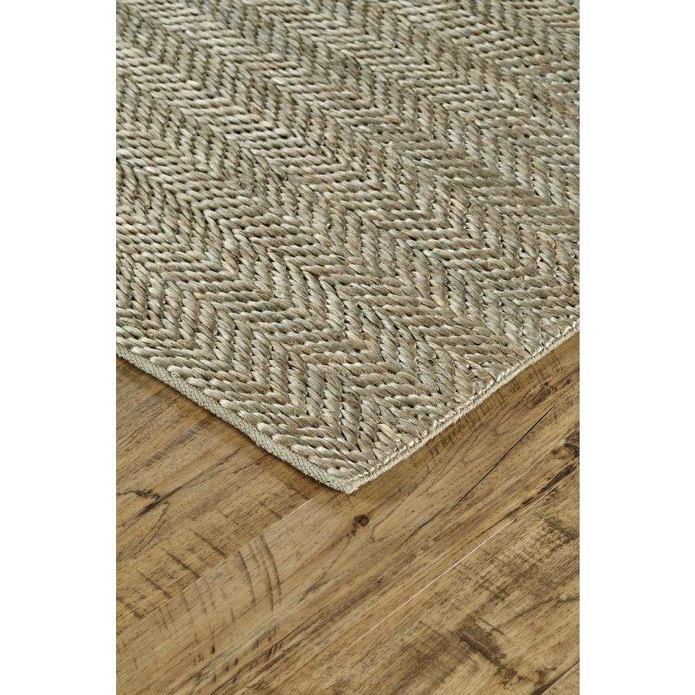 Kaelani Natural Handmade Accent Rug, Solid Color, Dove Gray, 4ft x 6ft, 6850770FDOV000C00. Picture 2
