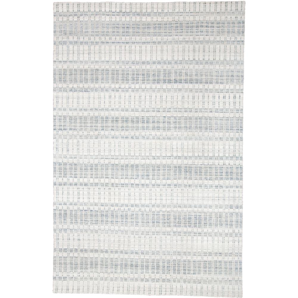 Odell Classic Handmade Rug, Ivory/Spa Blue, 3ft - 6in x 5ft - 6in Accent Rug, 6866385FLBL000C50. Picture 1