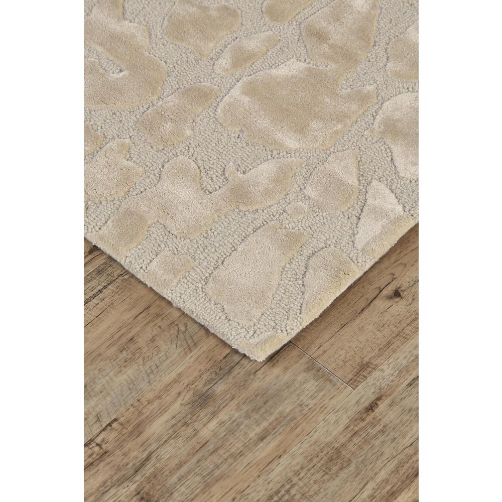 Mali Lustrous Tufted Abstract Rug, Ivory Cream, 3ft-6in x 5ft-6in Accent Rug, 7178629FIVY000C50. Picture 3