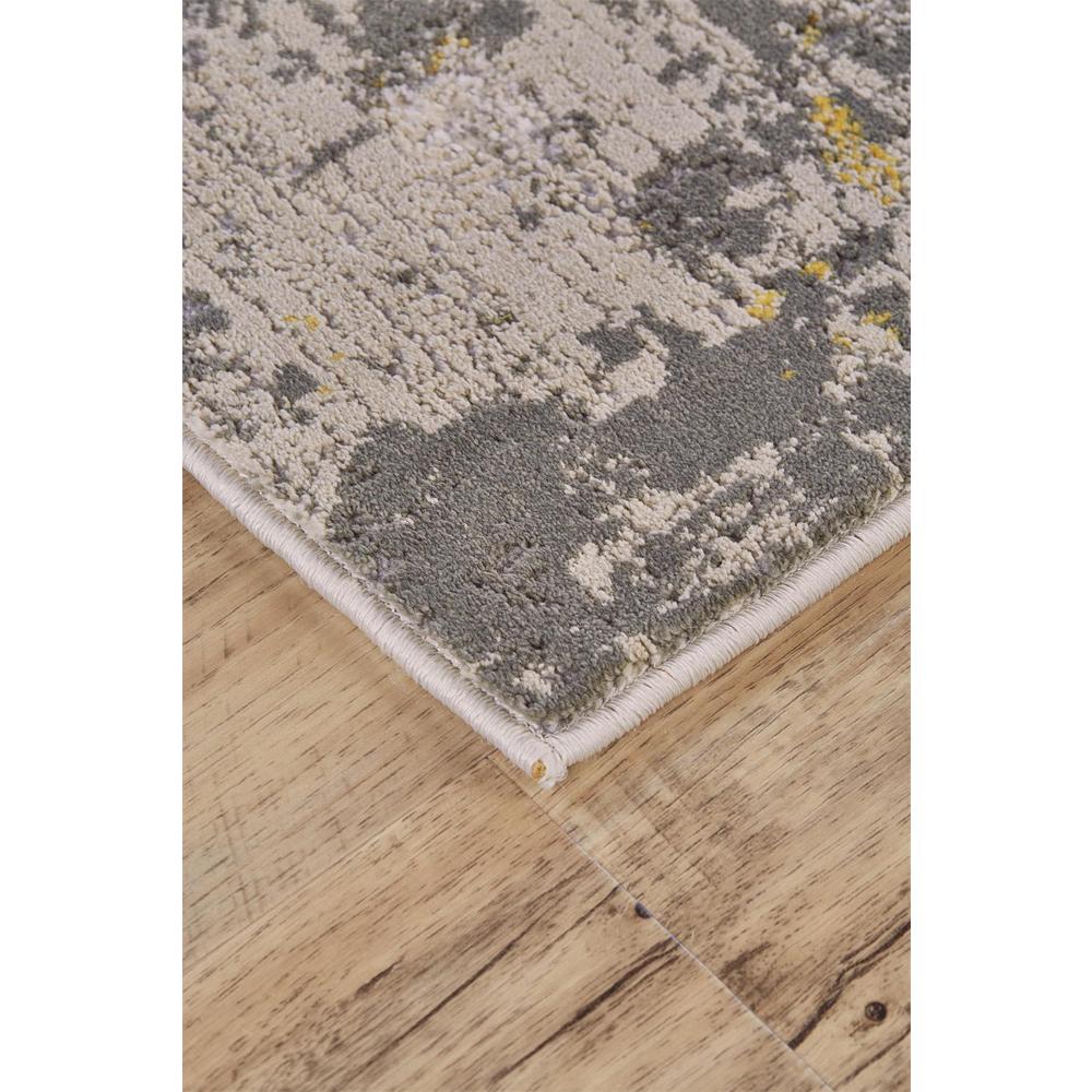 Waldor Metallic Abstract Rug, Golden Glow/Ivory, 1ft-8in x 2ft-10in Accent Rug, 7353970FGLDBIRP18. Picture 3