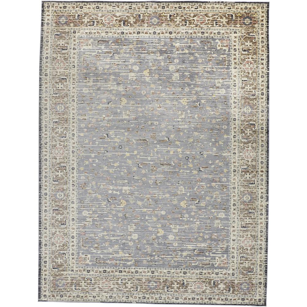 Grayson Gabbeh Style Kilim Rug, Natural Tan/Gray, 2ft - 6in x 7ft - 7in, Runner, 8563914FGRY000I7E. Picture 2