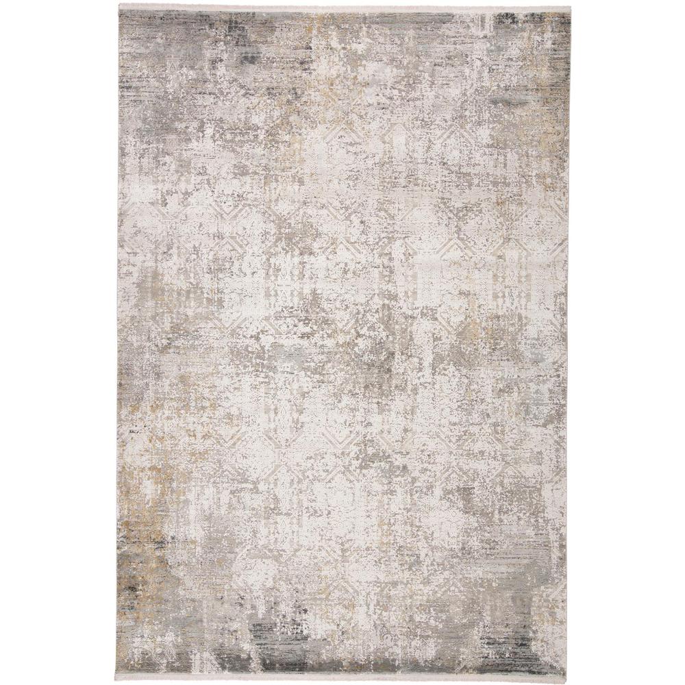 Cadiz Gradient Luster Rug, Light Gray/Ivory, 2ft-2in x 3ft-2in Accent Rug, 8663892FLGYIVYP22. Picture 2