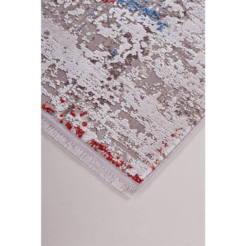 Cadiz Gradient Luster Rug, Gray/Deep Red/Blue, 2ft-2in x 3ft-2in Accent Rug, 8663902FMLT000P22. Picture 3
