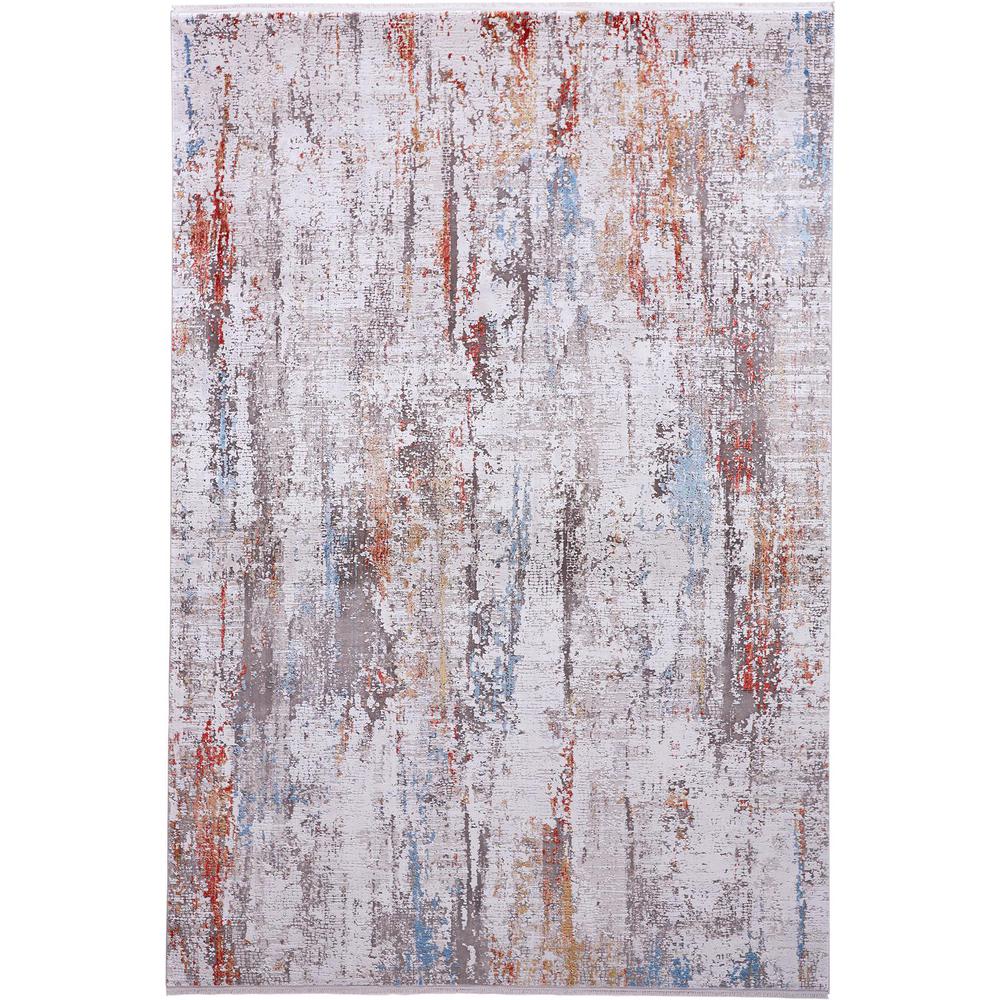 Cadiz Gradient Luster Rug, Gray/Deep Red/Blue, 2ft-2in x 3ft-2in Accent Rug, 8663903FIVYMLTP22. Picture 2