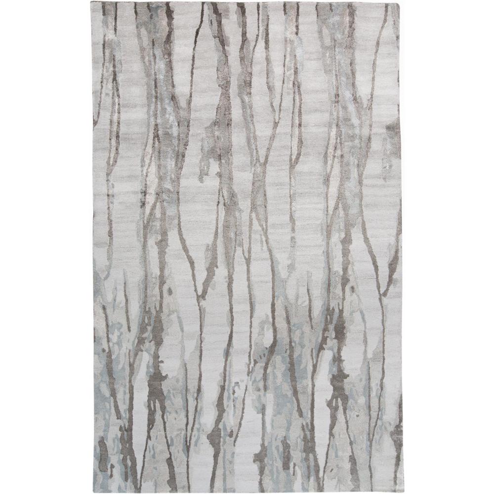 Dryden Contemporary Abstract Accent Rug, Gray/Misty Blue, 3ft-6in x 5ft-6in, 8738789FBGEIVYC50. Picture 2