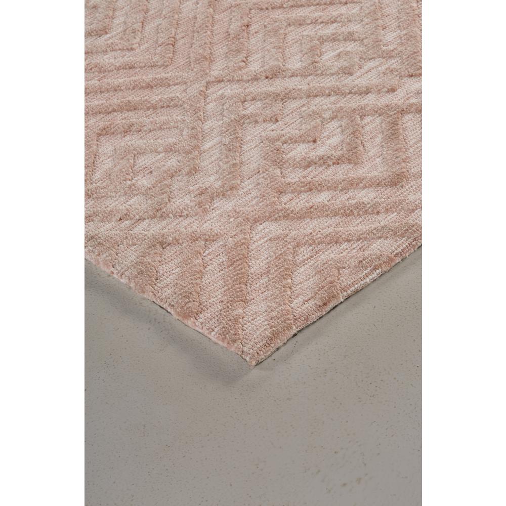 Colton Modern Art Deco Rug, Blush Pink/Champagne, 3ft-6in x 5ft-6in Accent Rug, 8748792FBLH000C50. Picture 3
