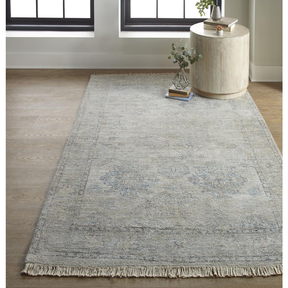 Caldwell Vintage Space Dyed Wool Rug, Natural Tan/Gray, 2ft x 3ft Accent Rug, 8798801FSTN000P00. Picture 1