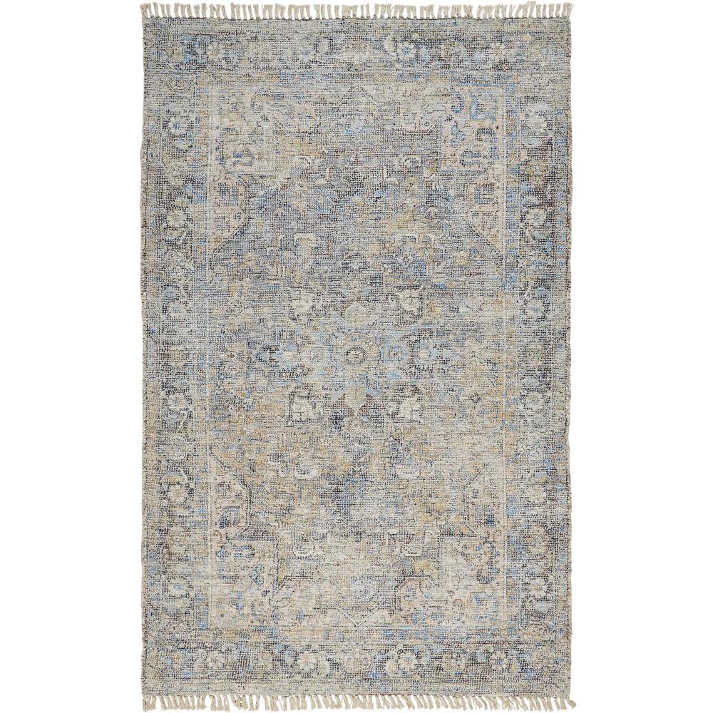Caldwell Vintage Space Dyed Wool Rug, Blue/Light Gray, 2ft x 3ft Accent Rug, 8798802FBGEMLTP00. Picture 2