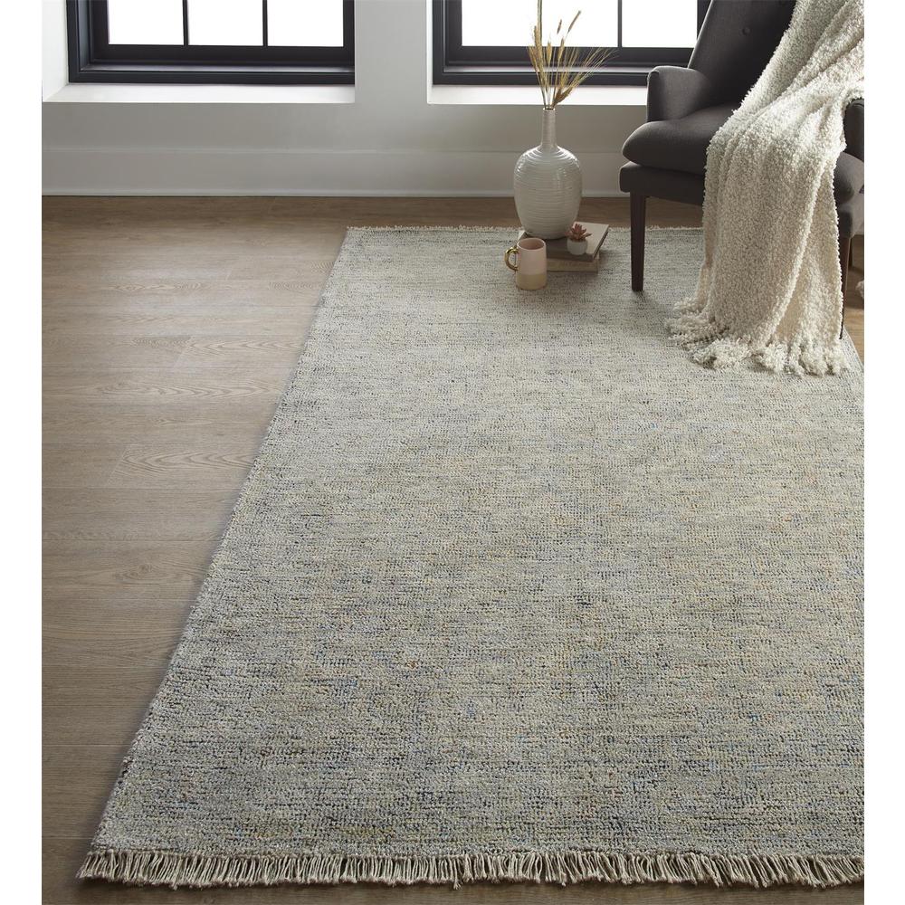 Caldwell Vintage Space Dyed Wool Rug, Blue/Light Gray, 2ft x 3ft Accent Rug, 8798802FBGEMLTP00. Picture 1