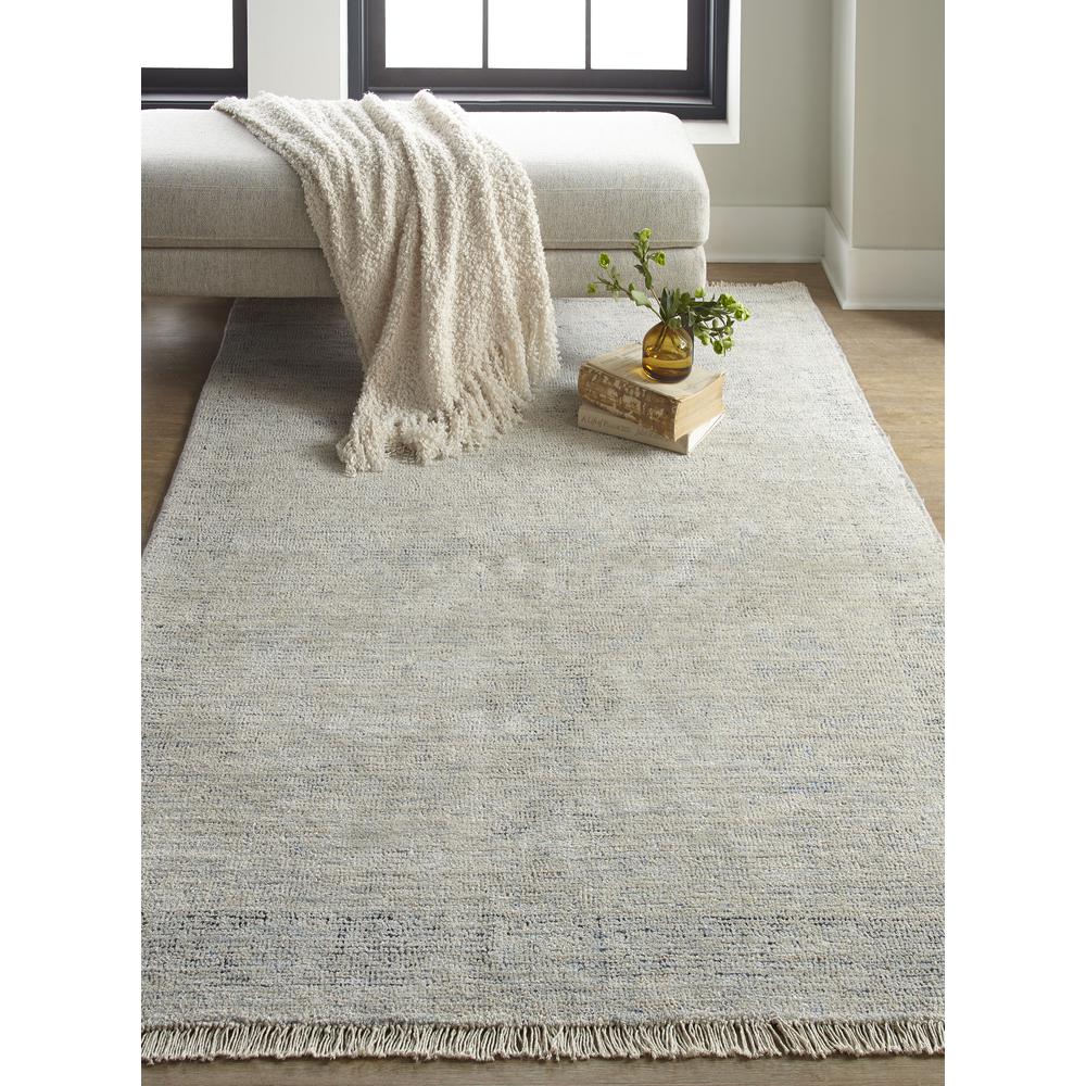 Caldwell Vintage Space Dyed Wool Rug, Warm Gray/Blue, 2ft x 3ft Accent Rug, 8798805FSLT000P00. Picture 1