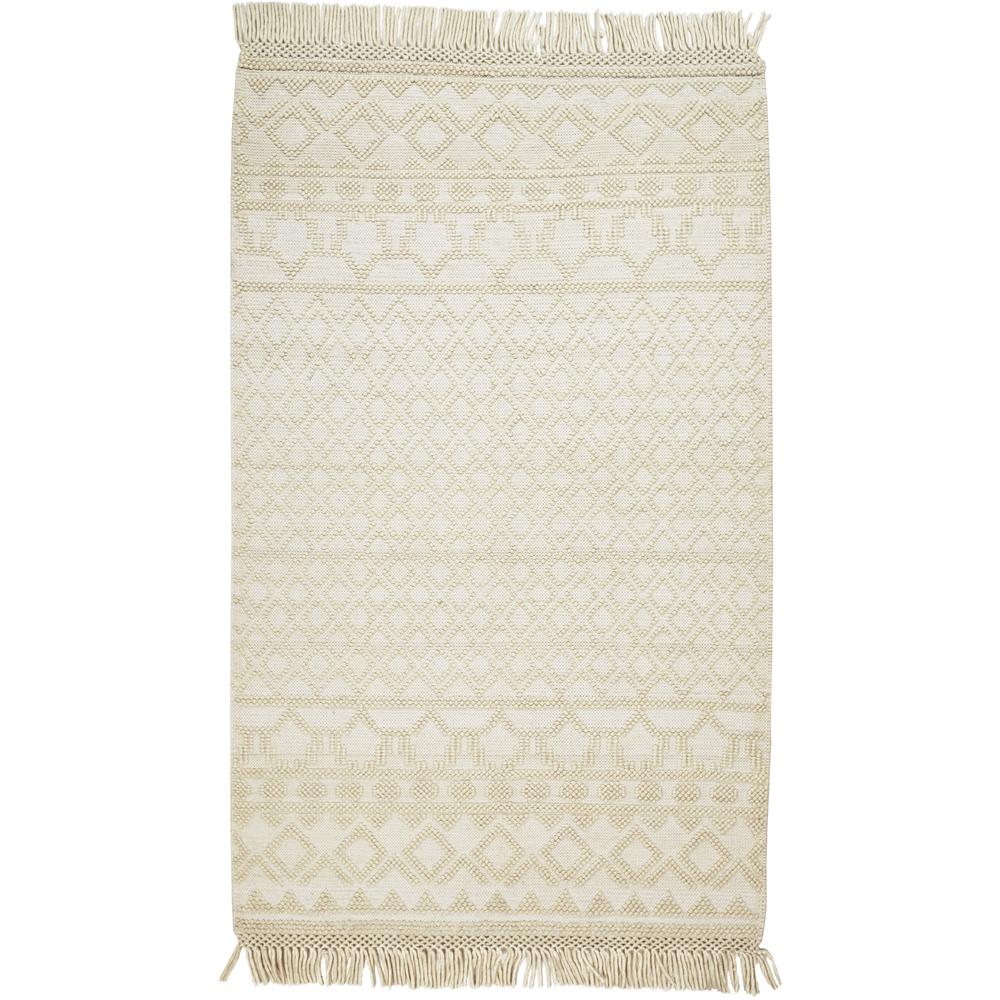 Phoenix Contemporary Moroccan Style Rug, Ivory, 3ft - 6in x 5ft - 6in Accent Rug, 8820809FIVY000C50. Picture 1