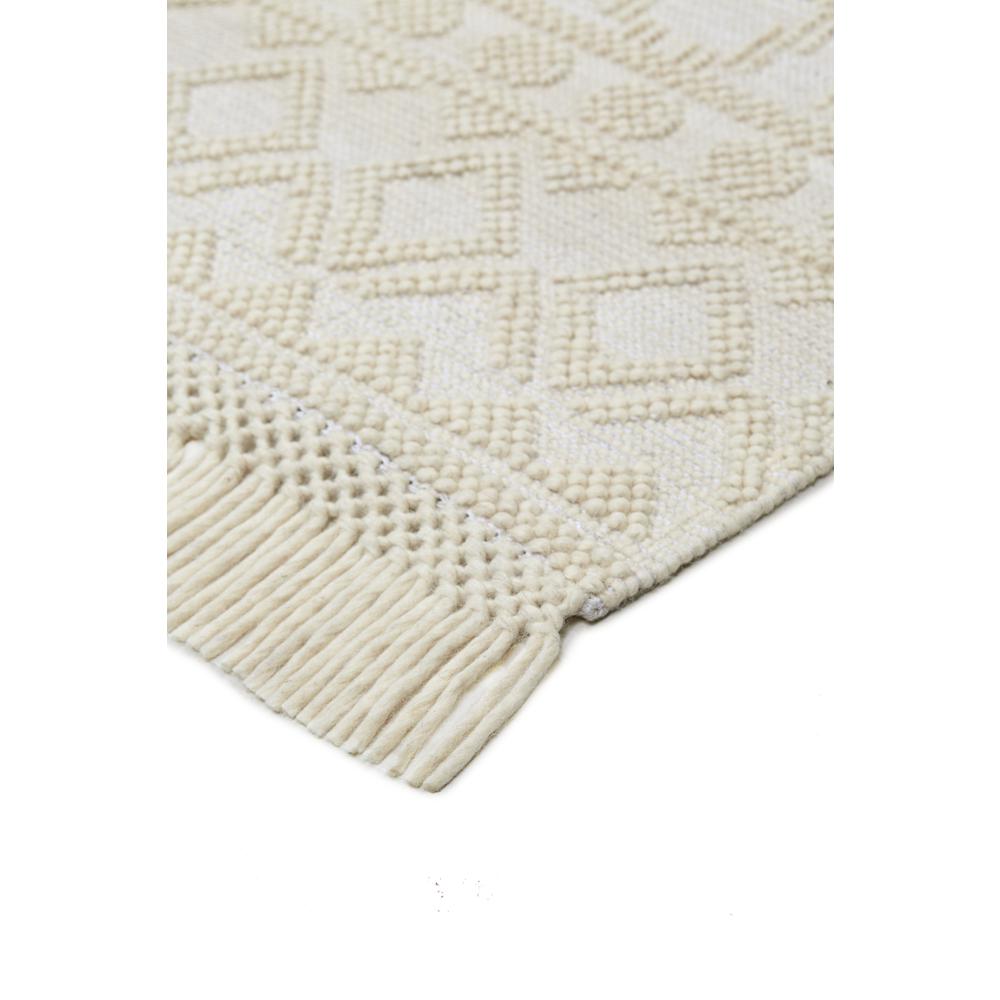 Phoenix Contemporary Moroccan Style Rug, Ivory, 3ft - 6in x 5ft - 6in Accent Rug, 8820809FIVY000C50. Picture 2